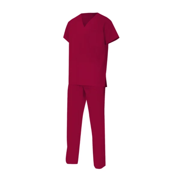 uniforme vinotinto hombre