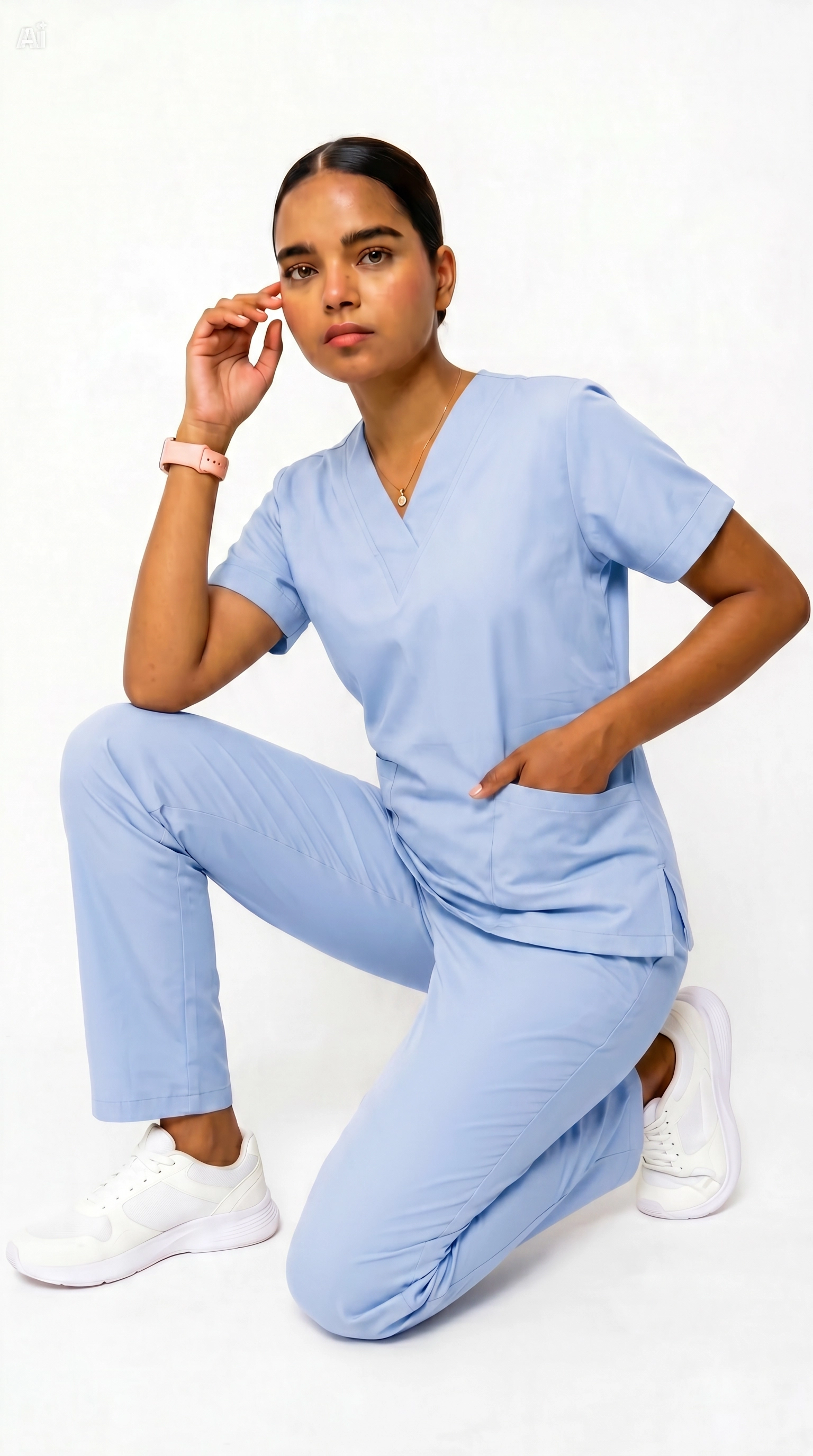Uniforme Antifluido Cuello V — Demo - Image 13
