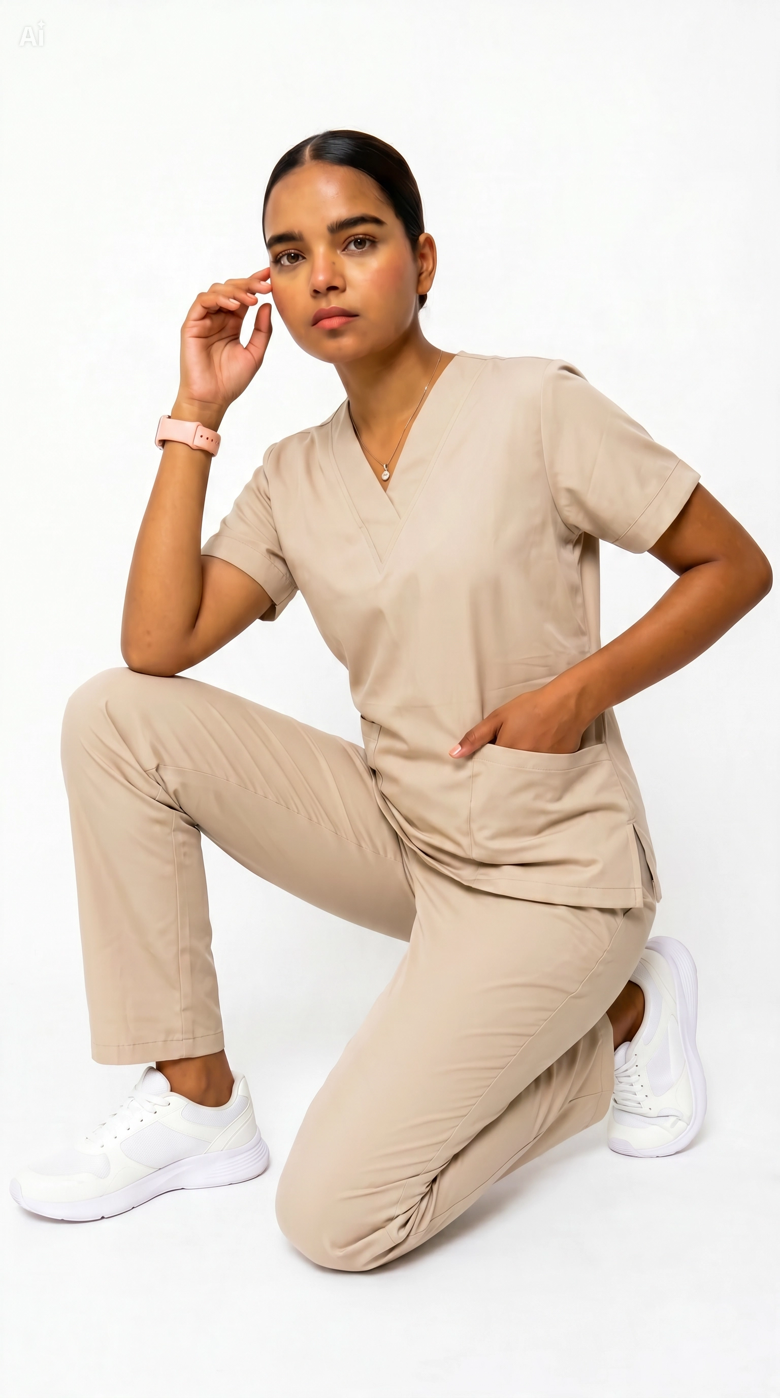 Uniforme Antifluido Cuello V — Demo - Image 15