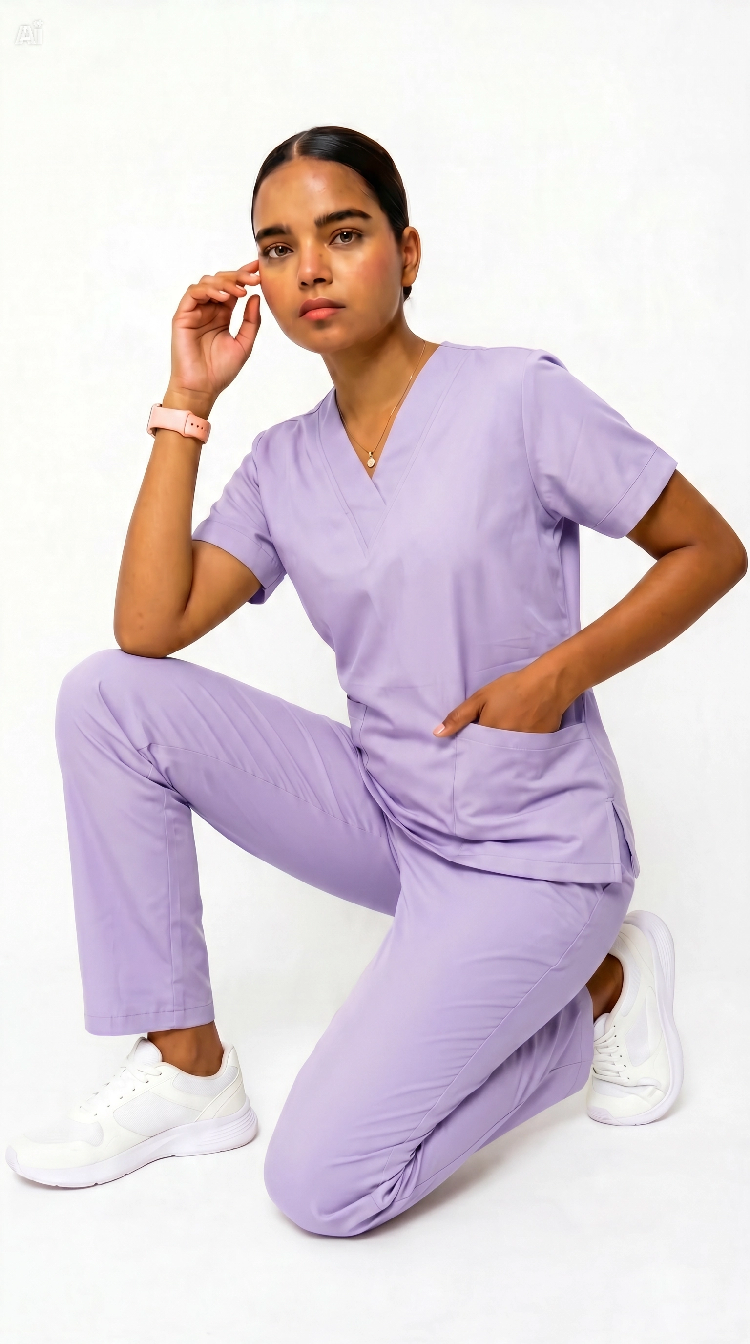Uniforme Antifluido Cuello V — Demo - Image 16