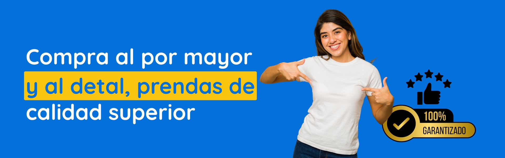 Compra al por mayor y al detal prendas de calidad